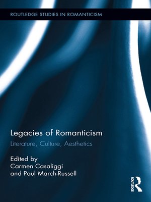 cover image of Legacies of Romanticism